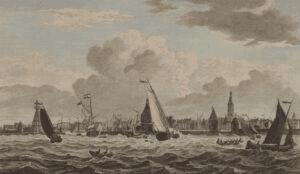 Historischer Blick auf Enkhuizen