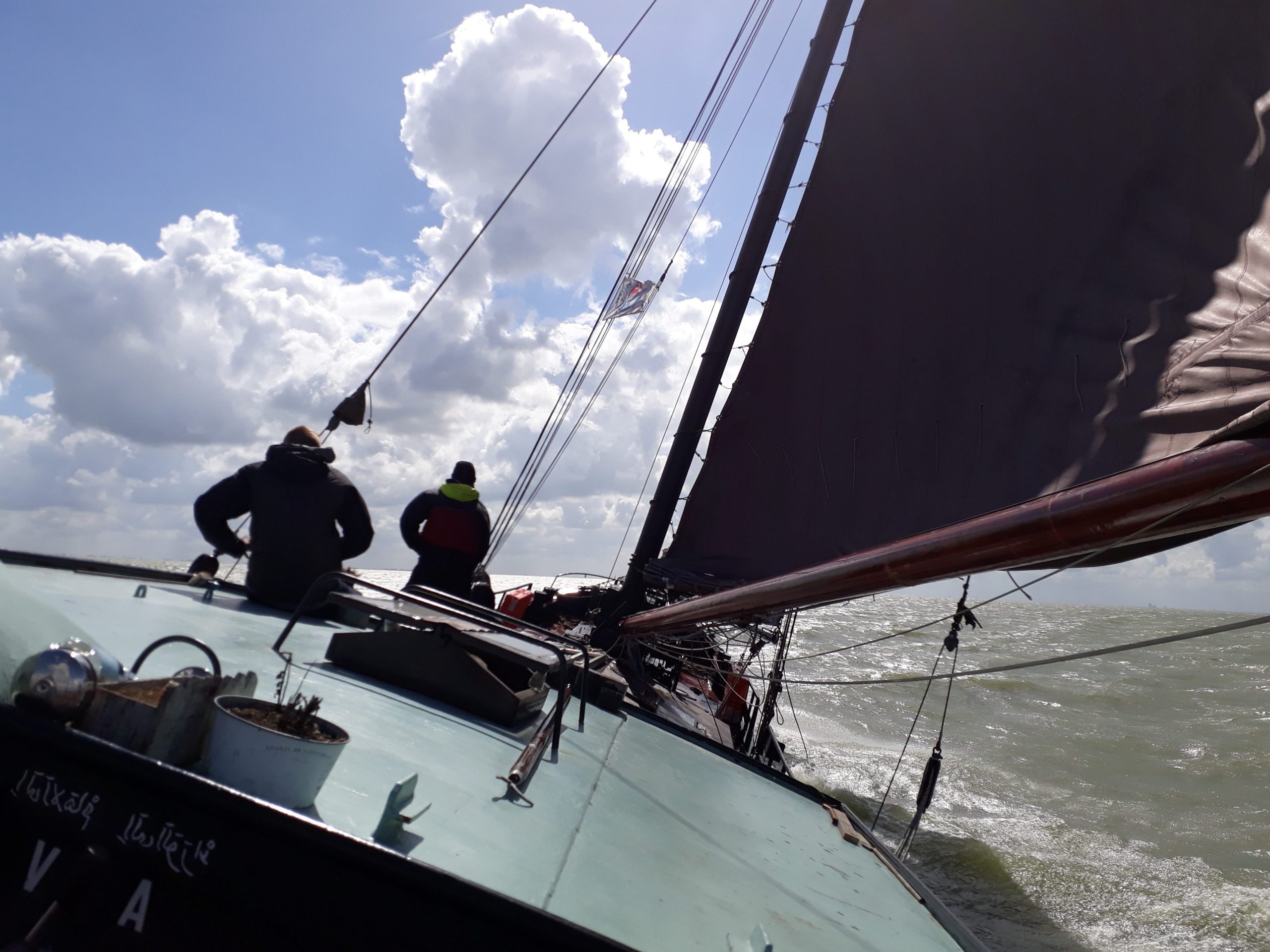 Segelurlaub in den Niederlanden. Die Medusa unterwegs auf dem  IJsselmeer